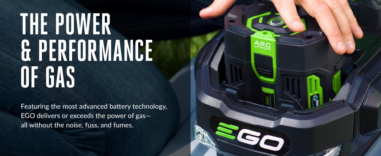 EGO delivers the power and performance of gas